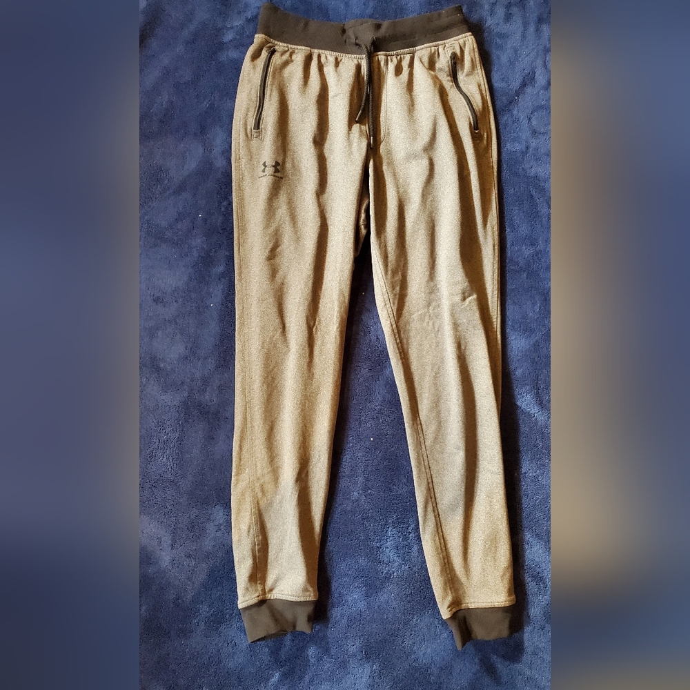 Mens Gray Under Amour Jogger Pants